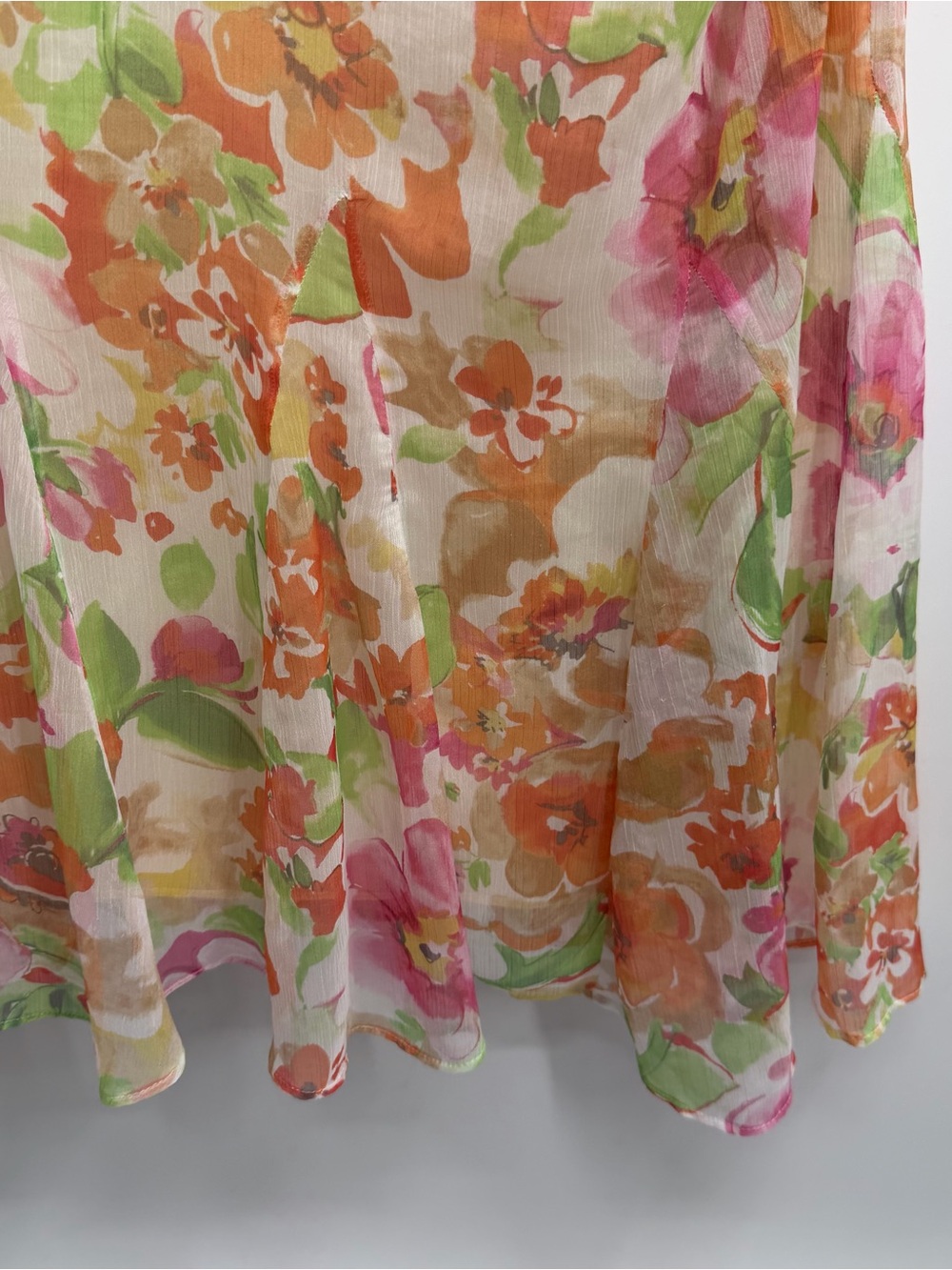 Ralph Lauren Floral Cocktail Party Dress size 10 Medium - Picture 10 of 12